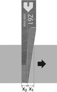 Oscillatiing blade Z61