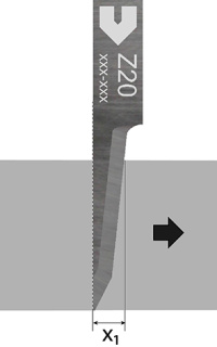 Oscillatiing blade Z20